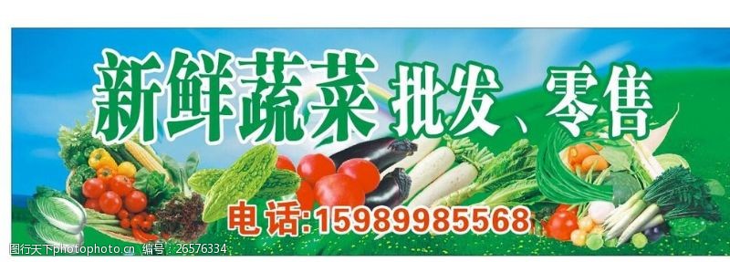 绿色蔬菜展架素材蔬菜批发