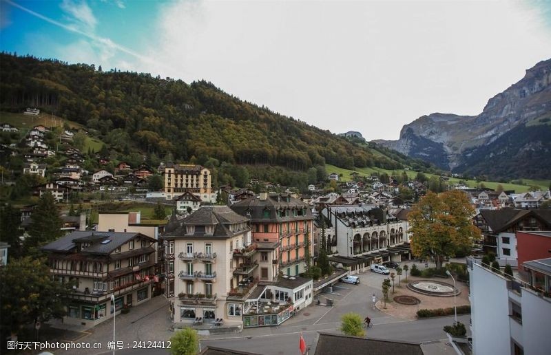 瑞士风光瑞士美丽小镇