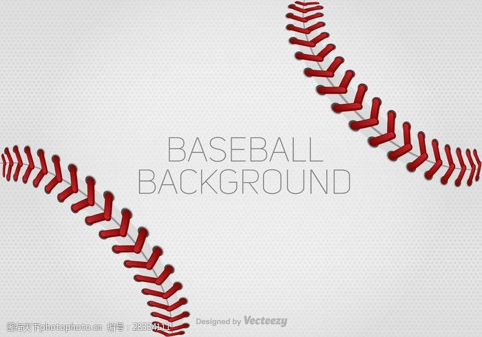 对垒矢量棒球花边背景设计