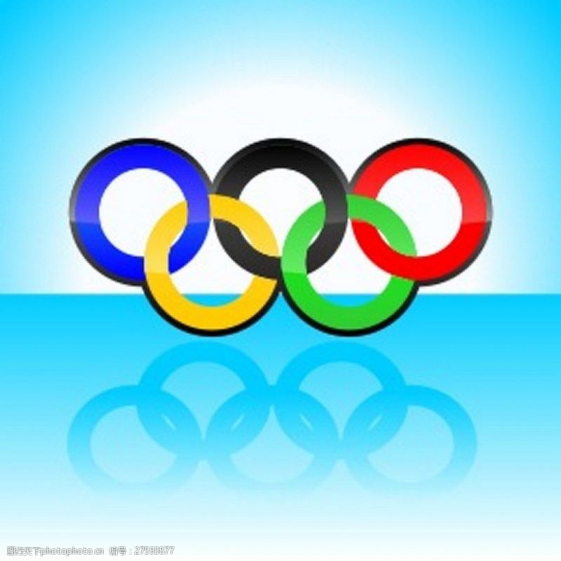 奥林匹克运动会风格背景图案海报