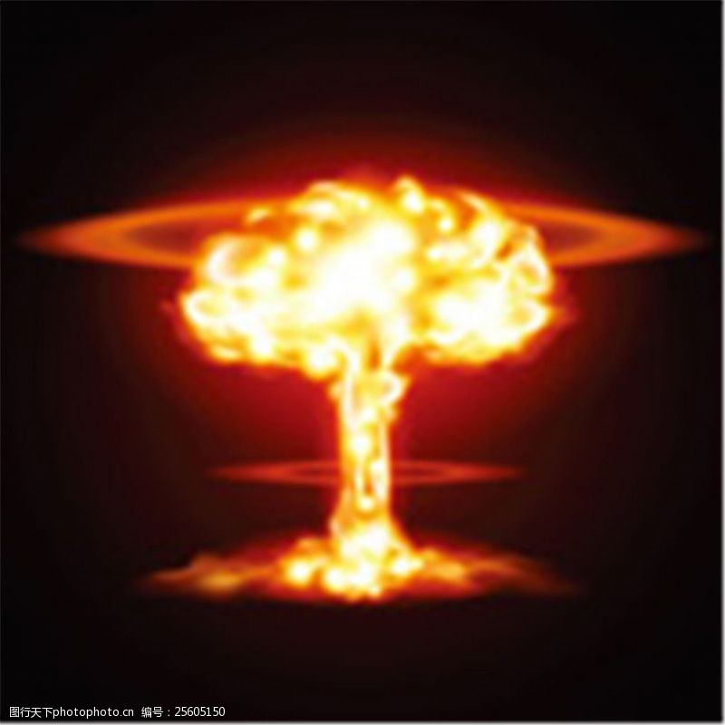 核爆炸核弹爆炸蘑菇云