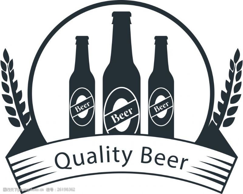 quality瓶装啤酒标签