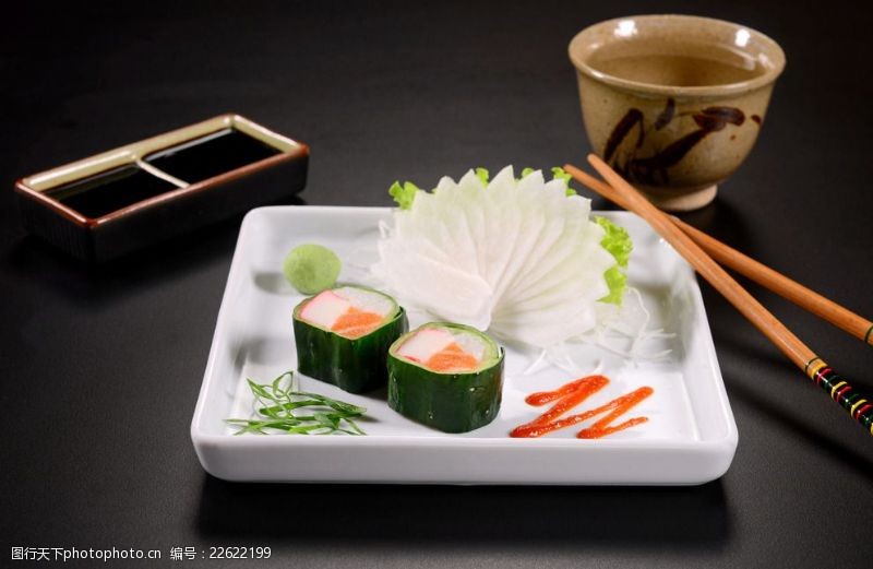 海鲜写真诱人的日本寿司美食高清