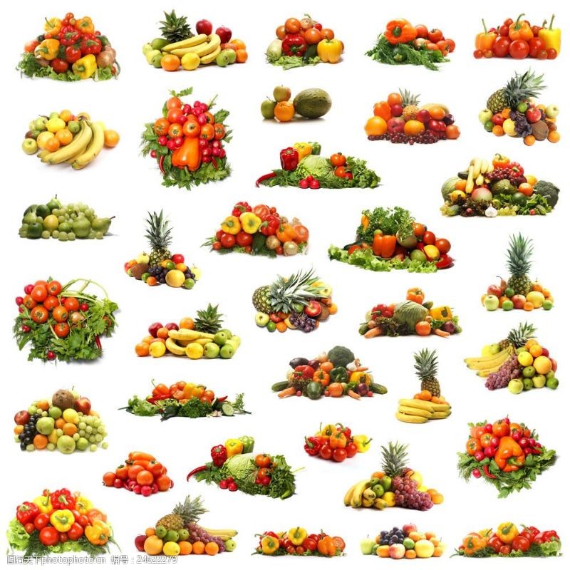 梨图片素材搭配好的蔬菜水果图片