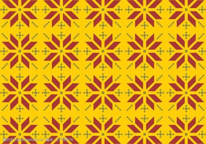 锦缎矢量SongketPattern