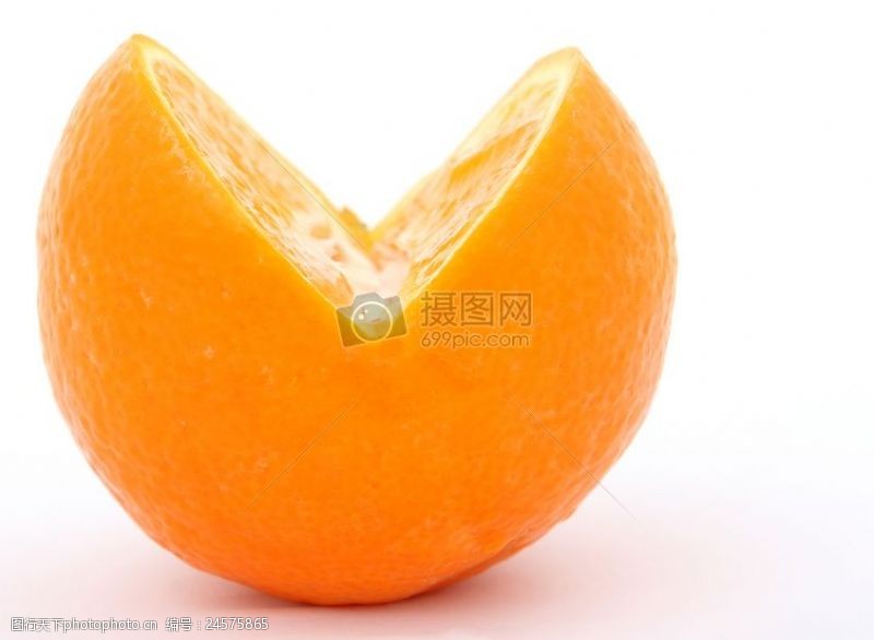 突破鲜橙色水果