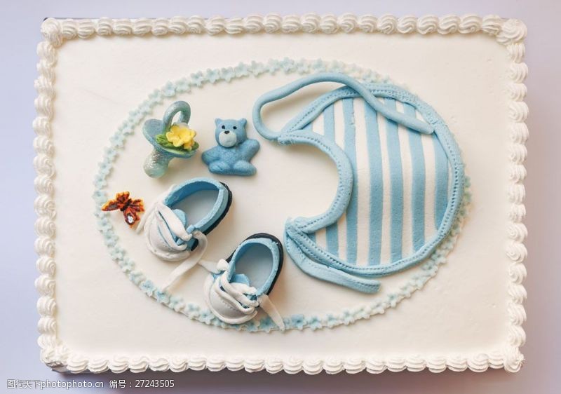 烘鞋婴儿用品生日蛋糕图片
