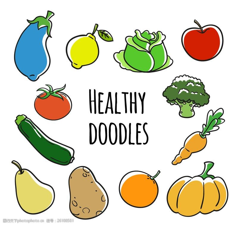healthy蔬菜水果