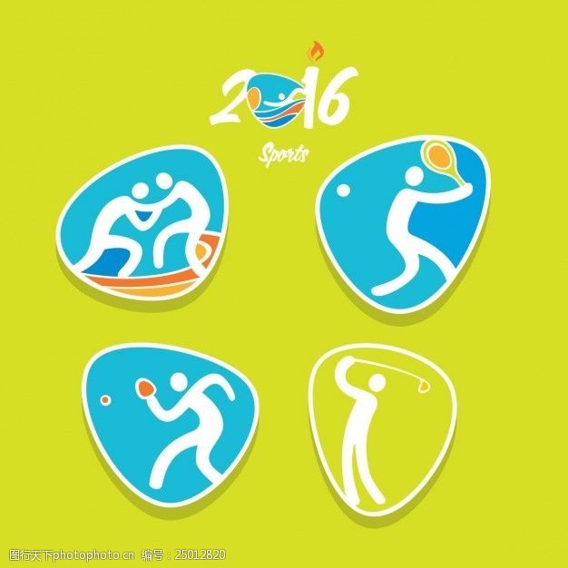 体育赛事奥运体育的抽象风格