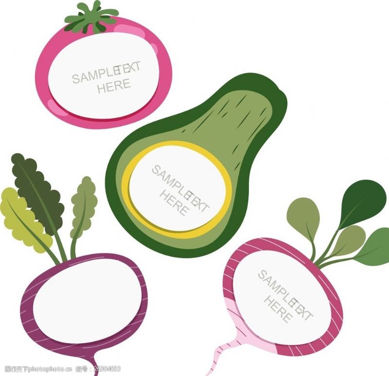 果蔬标签贴水果标签蔬菜标签