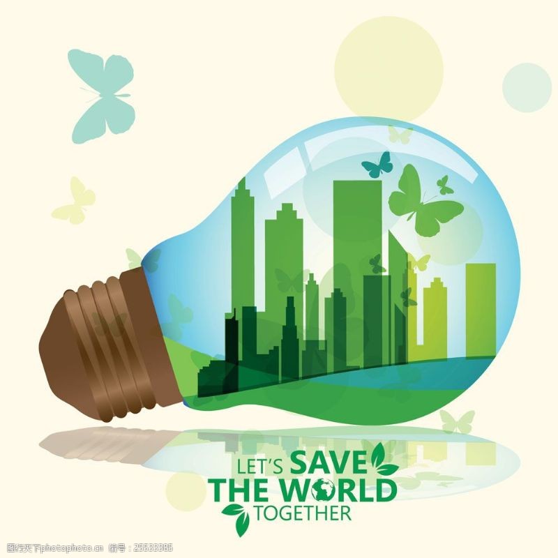 创意环保信息海报提倡环保的海报模板下载