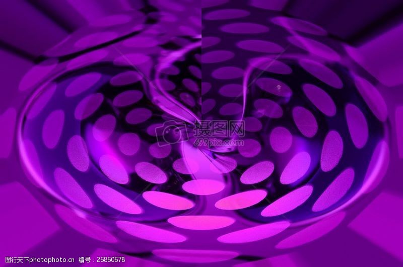 迪斯科球紫