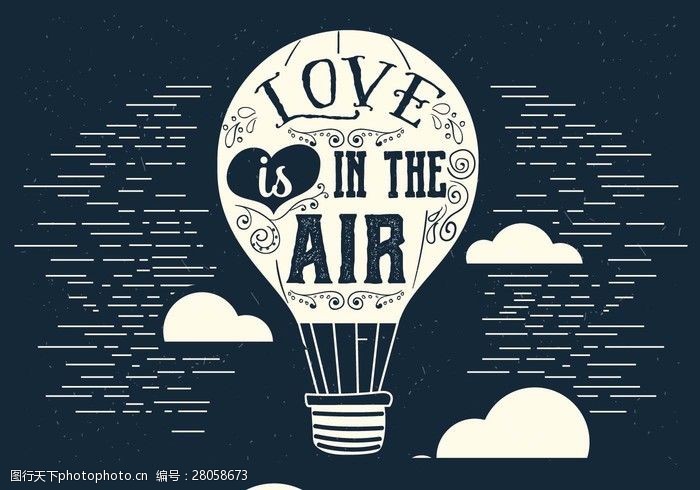 爱的旅程爱是在空气中的气球