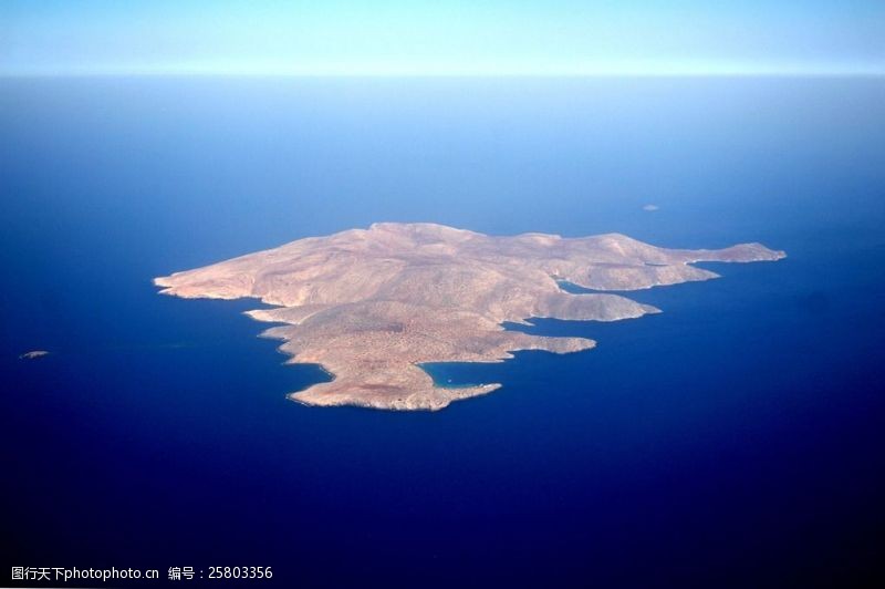蓝色希腊爱情海图片
