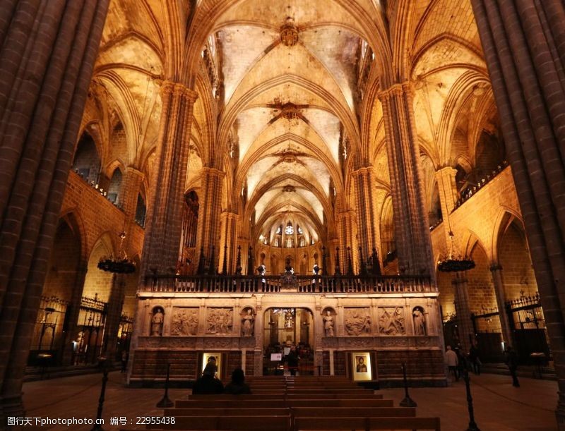 西班牙spain巴塞罗那大教堂