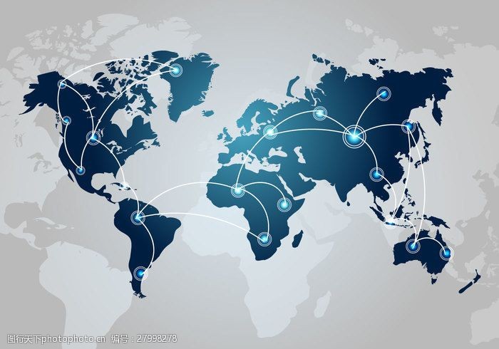 欧洲国家的地图技术世界地图矢量