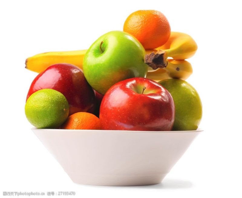 清新果盘盘中的新鲜水果摄影图片图片
