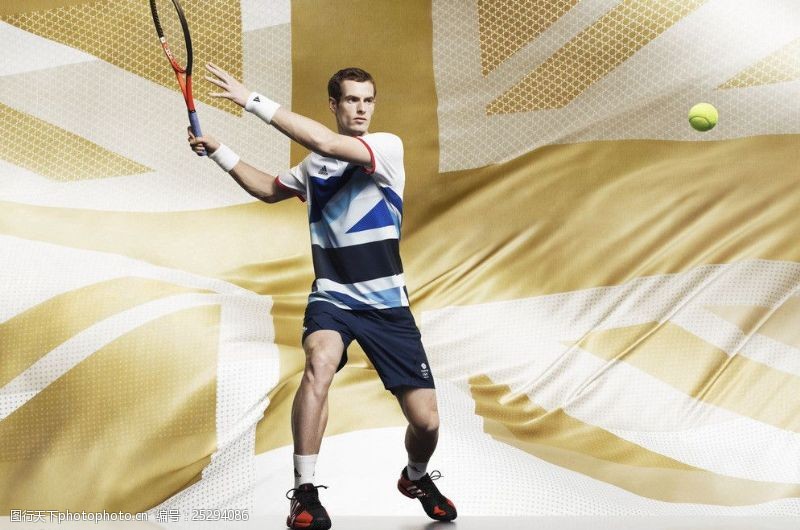 adidasADIDAS英国队奥运装备展示网球平面广告图片