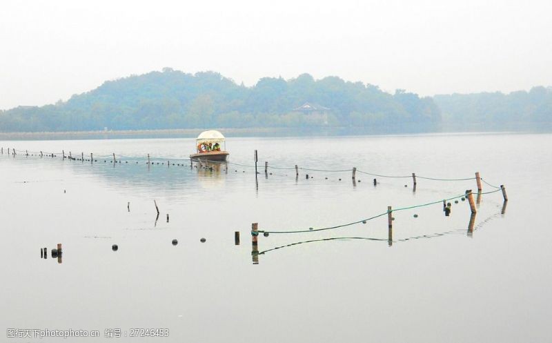 自然景象杭州西湖美景图片