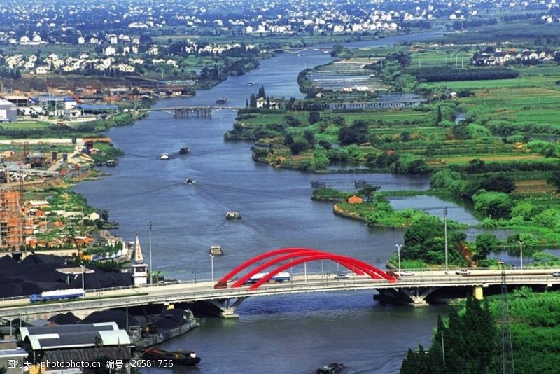 江南水乡大运河桥梁图片