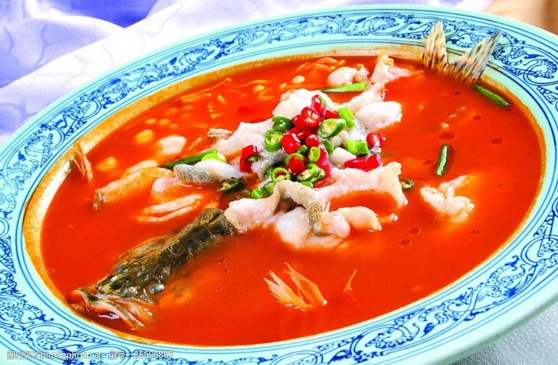 酸菜鱼金汤桂鱼图片