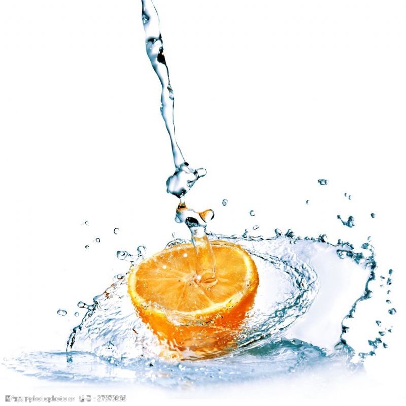 橙子切片素材创意橙子背景图片