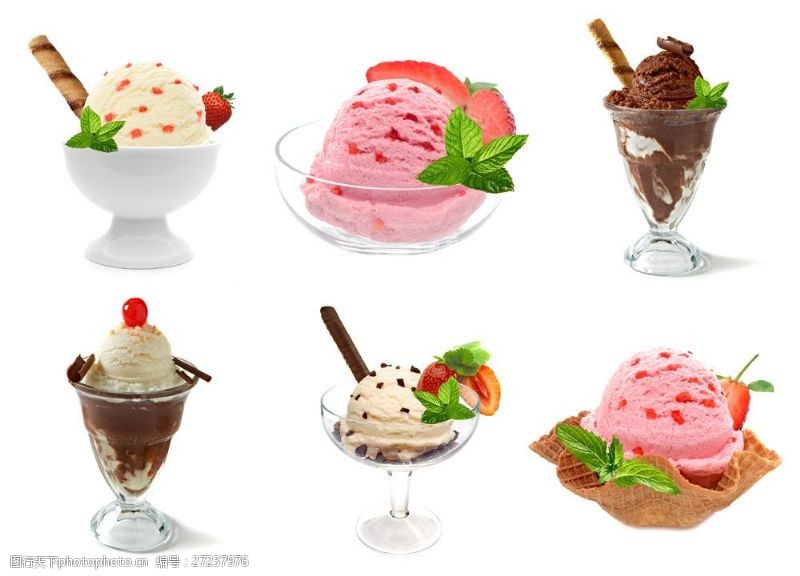 果味冰淇淋美味冰淇淋图片