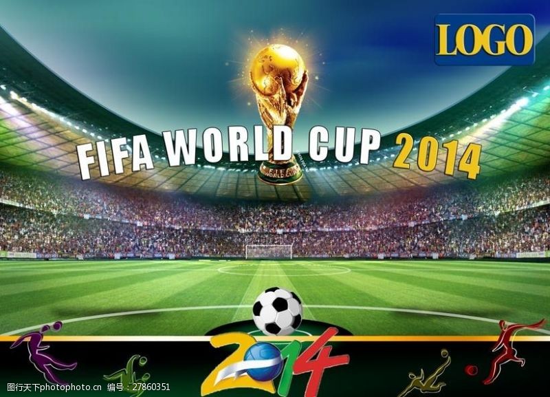 激情世界杯2014巴西世界杯海报PSD素材