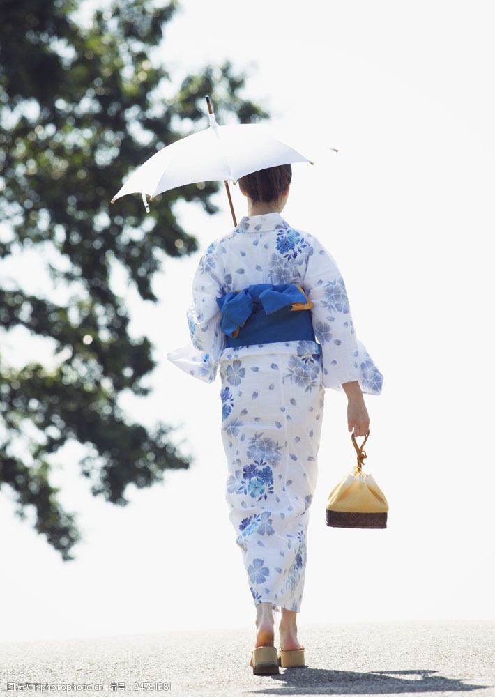 打伞人日本传统美女图片