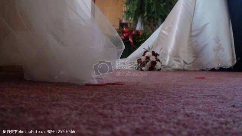 红色婚礼背景婚礼的红色地毯