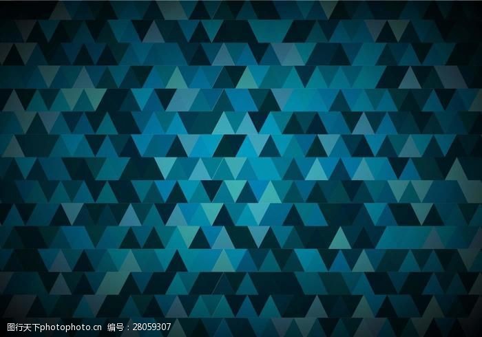 矩形的自由向量的几何backlground蓝