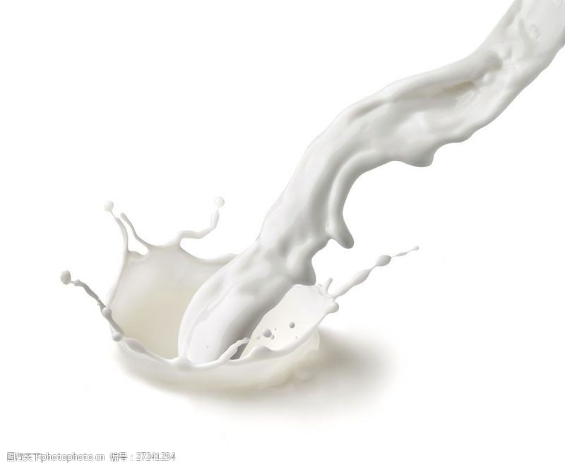 液体皇冠牛奶图片