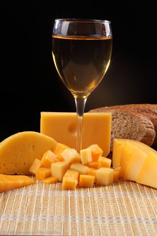 甜品点心葡萄酒与奶酪图片22图片