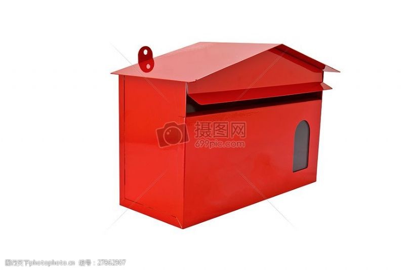 寄信前台的红色信箱