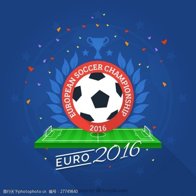 欧冠比赛用球用五彩纸屑2016欧元背景可爱的球