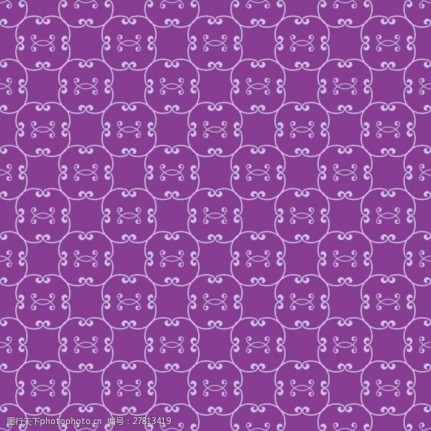 锦缎紫色的装饰性图案