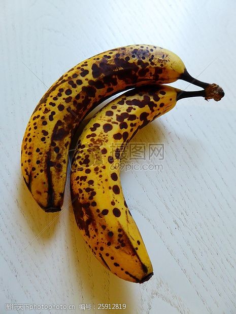 污点成熟的香蕉