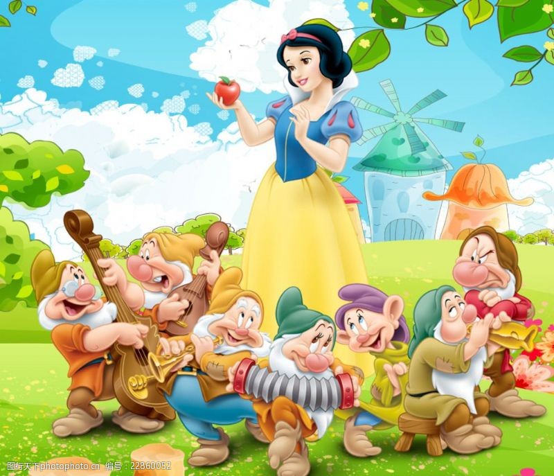 迪士尼白雪公主与七个小矮人