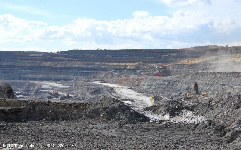 煤炭黄土高原露天煤矿图片