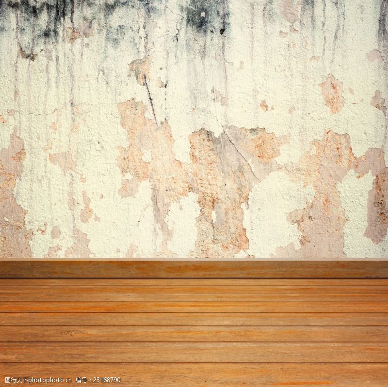 房地产样板房空间木纹水泥墙面背景底纹