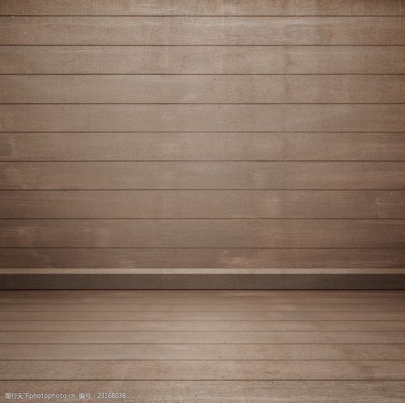 房地产样板房棕色空间木纹地板木纹墙面背景
