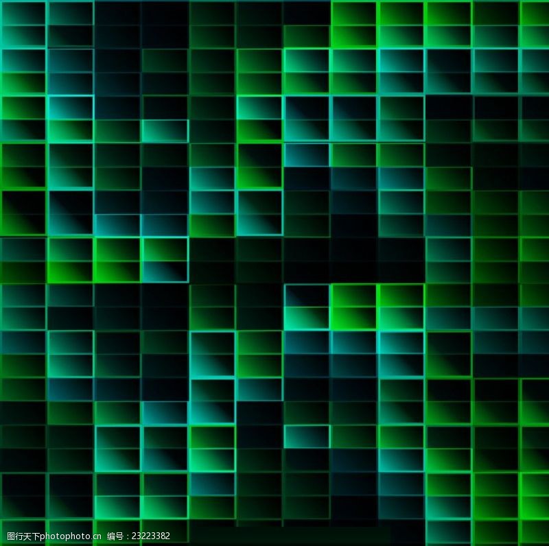 矩形的闪亮的绿色长方形抽象