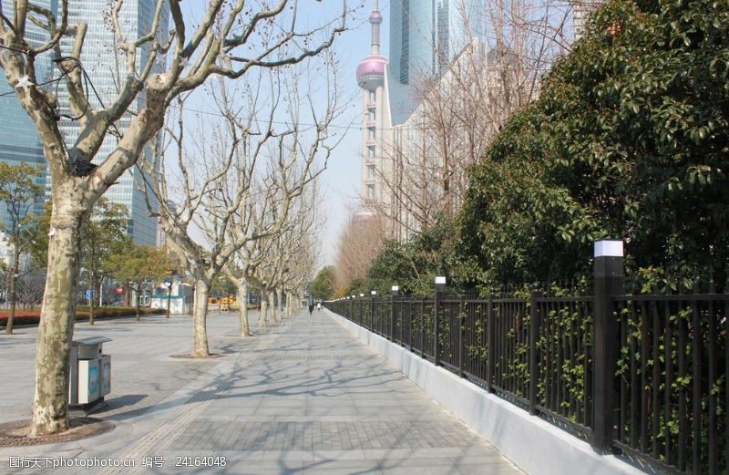 上海旅游人行道