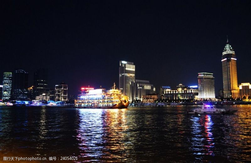 环球金融中心上海外滩夜景