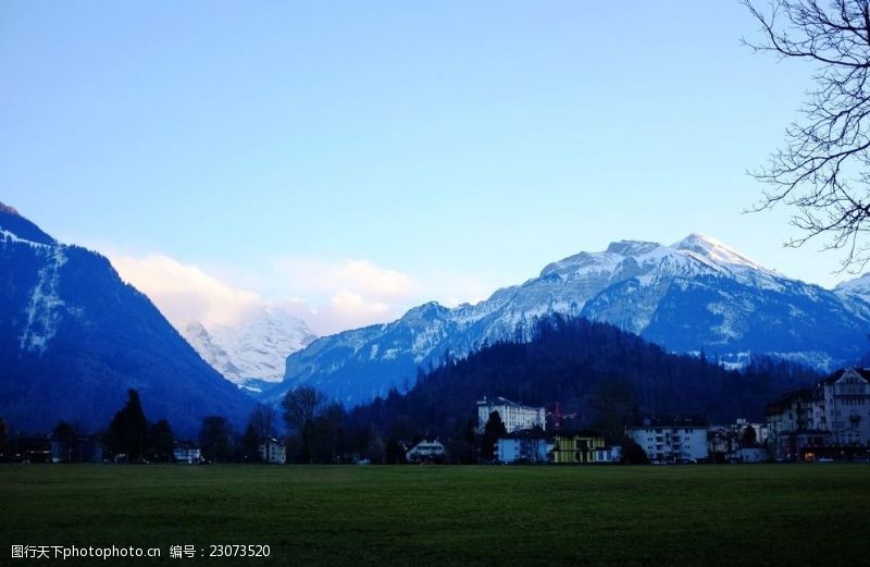 瑞士风光冬季瑞士德国